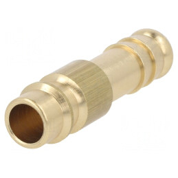 Conector Ștuț Alamă 0-35bar Furtun 9mm NW 7.2  | Electronic-mag.ro | Componente Electronice