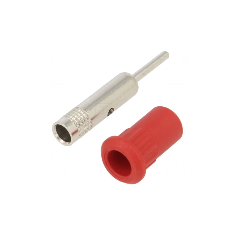 Soclu Banană 4mm Roșie Pe Panou 25A | Electronic-mag.ro | Componente Electronice