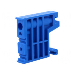 Casetă Albastră Poliamidă 10mm TS35 | Electronic-mag.ro | Componente Electronice