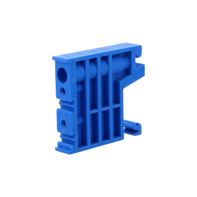 Casetă Albastră Poliamidă 10mm TS35 | Electronic-mag.ro | Componente Electronice