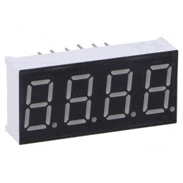 LED cu 7 Segmente 9,2mm 4 Digits Roșu | Electronic-mag.ro | Componente Electronice