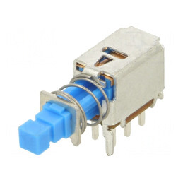 Comutator DPDT 0,3A/30VDC THT cu Acționare prin Apăsare | Electronic-mag.ro | Componente Electronice