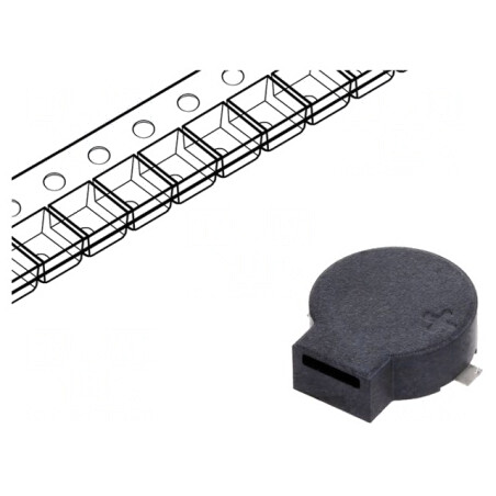 Semnalizator Electromagnetic SMD 2700Hz | Electronic-mag.ro | Componente Electronice