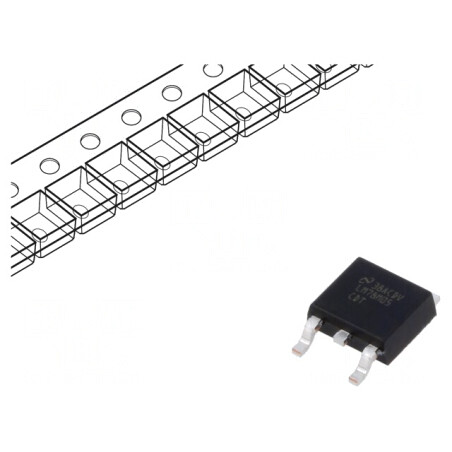 Stabilizator Liniar de Tensiune 5V 0.5A TO252 | Electronic-mag.ro | Componente Electronice