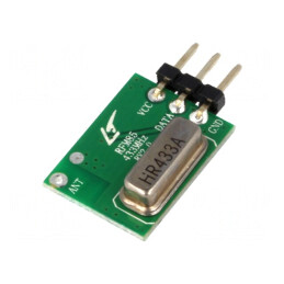 Transmițător RF AM ASK/ OOK 433,92MHz 3,6-5,5V 12dBm THT | Electronic-mag.ro | Componente Electronice