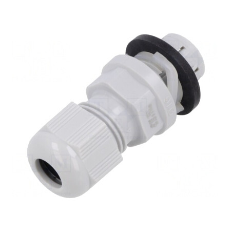 Garnitură de etanșare M16 IP68 poliamidă gri | Electronic-mag.ro | Componente Electronice