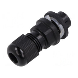 Garnitură de etanșare neagră M16 IP68 poliamidă | Electronic-mag.ro | Componente Electronice