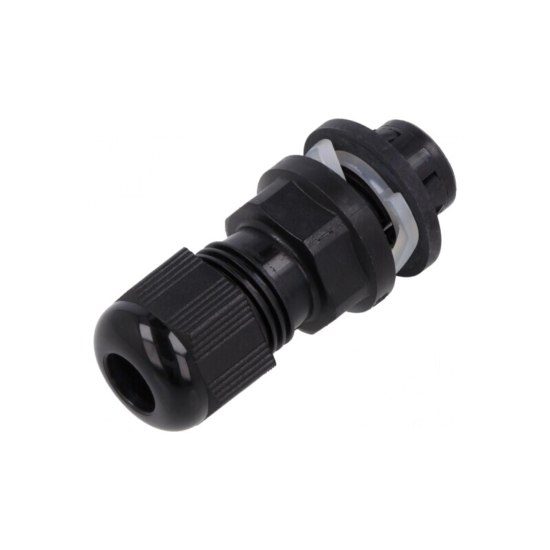 Garnitură de etanșare neagră M16 IP68 poliamidă | Electronic-mag.ro | Componente Electronice