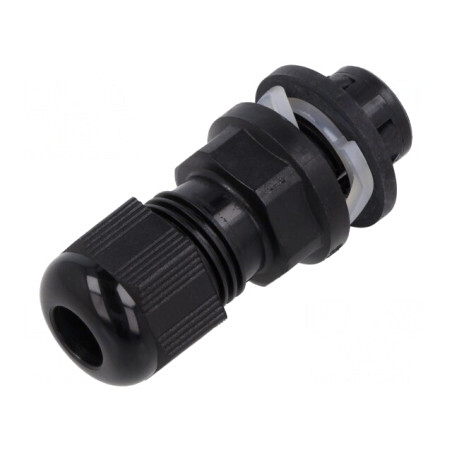 Garnitură de etanșare neagră M16 IP68 poliamidă | Electronic-mag.ro | Componente Electronice