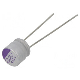 Condensator Polimeric 120uF 20V THT | Electronic-mag.ro | Componente Electronice