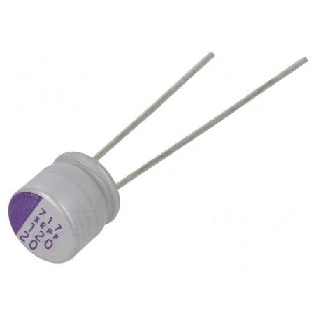Condensator Polimeric 120uF 20V THT | Electronic-mag.ro | Componente Electronice