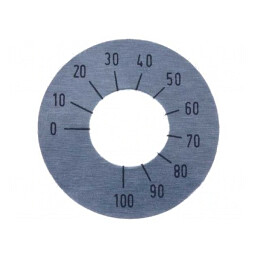Scală Gama 0-100 270° Ø26mm 10mm