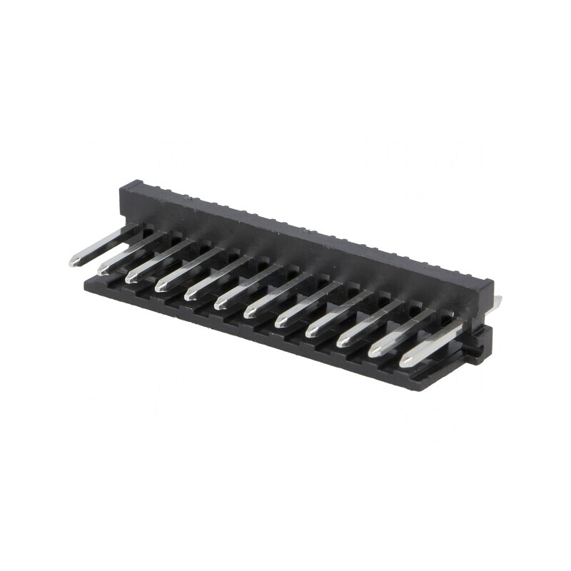Soclu cablu-placă tată 12 pini 3.96mm THT cositorit | Electronic-mag.ro | Componente Electronice