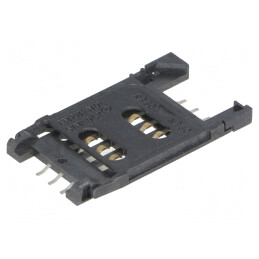 Conector Carduri SIM cu Mâner Rabatabil SMT 6 PIN-uri