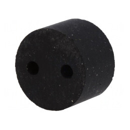 Insert Presetupă 2mm M16 IP54 Cauciuc NBR 2 Orificii | Electronic-mag.ro | Componente Electronice