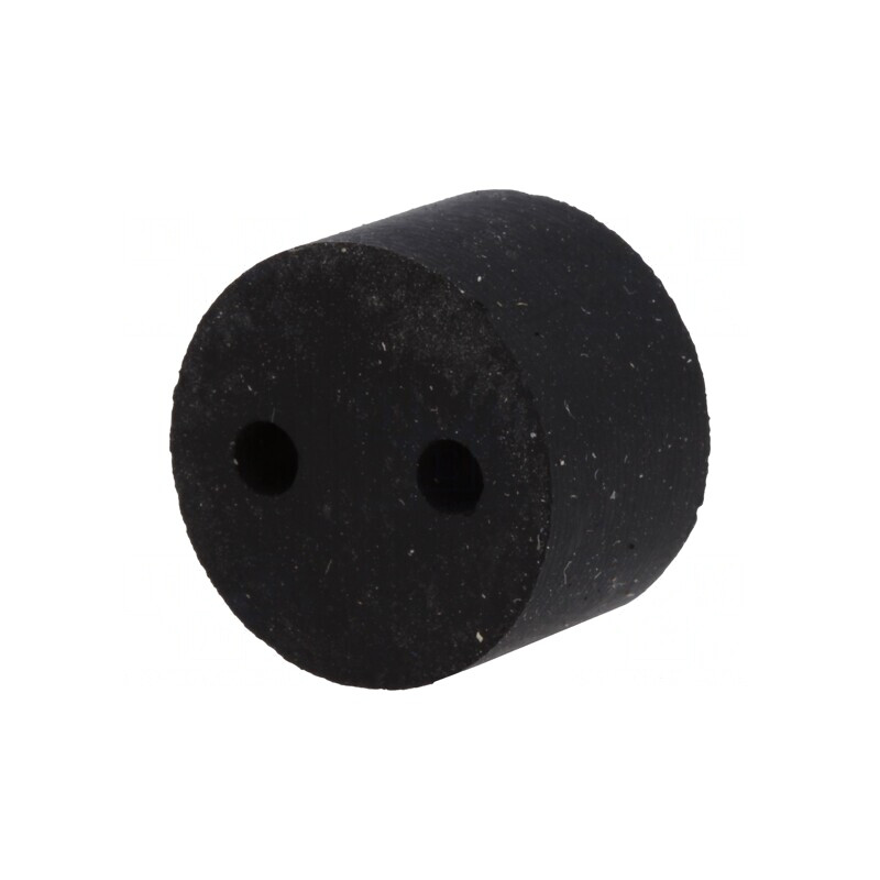 Insert Presetupă 2mm M16 IP54 Cauciuc NBR 2 Orificii | Electronic-mag.ro | Componente Electronice