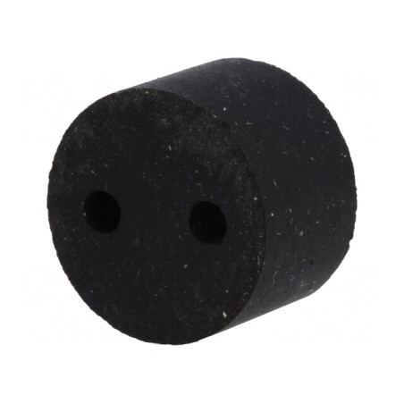 Insert Presetupă 2mm M16 IP54 Cauciuc NBR 2 Orificii | Electronic-mag.ro | Componente Electronice