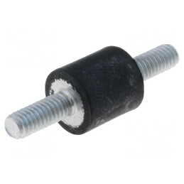 Atenuator de Vibrații M4 10mm Guma | Electronic-mag.ro | Componente Electronice