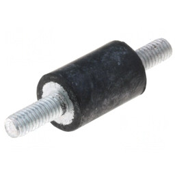 Atenuator de Vibrații M4 10mm Guma 15mm | Electronic-mag.ro | Componente Electronice