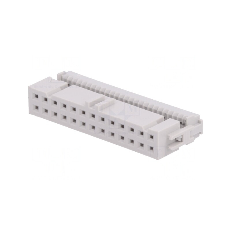 Mufă IDC mamă 26 pini aurit 1,27mm fără presare | Electronic-mag.ro | Componente Electronice Mufă IDC mamă 26 pini aurit 1,27mm fără presare | Electronic-mag.ro | Componente Electronice