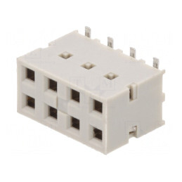 Soclu PCB-PCB 2,54mm 8PIN Aurit Verticale SMT | Electronic-mag.ro | Componente Electronice