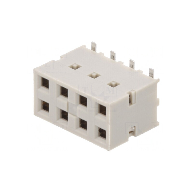Soclu PCB-PCB 2,54mm 8PIN Aurit Verticale SMT | Electronic-mag.ro | Componente Electronice
