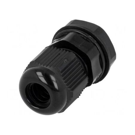 Garnitură de etanşare neagră M12 IP68 poliamidă | Electronic-mag.ro | Componente Electronice