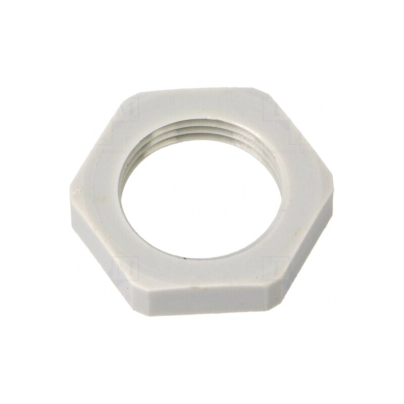 Piuliţă metrică poliamidă gri 26mm PMAFIX MN | Electronic-mag.ro | Componente Electronice