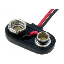 Conector Baterie 6F22 6LR61 Transversal (Jos) | Electronic-mag.ro | Componente Electronice