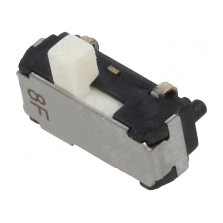 Comutator glisant SPDT 0,2A/12VDC SMT ON-ON | Electronic-mag.ro | Componente Electronice