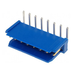 Soclu cablu-placă 8 pini 2,54mm THT aurit FCI | Electronic-mag.ro | Componente Electronice