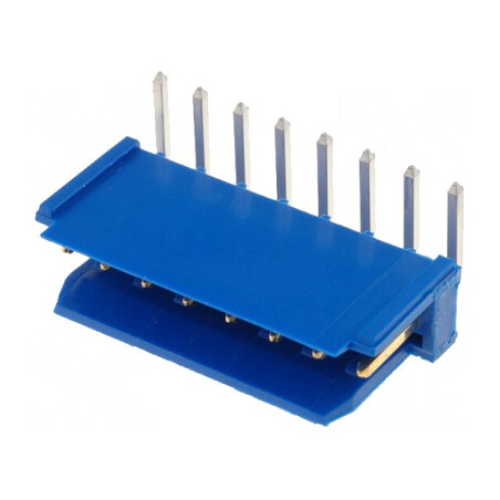 Soclu cablu-placă 8 pini 2,54mm THT aurit FCI | Electronic-mag.ro | Componente Electronice