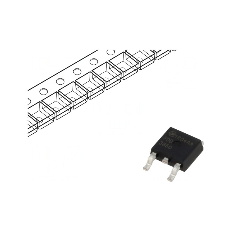 N-MOSFET Tranzistor 100V 6,2A 83W DPAK | Electronic-mag.ro | Componente Electronice