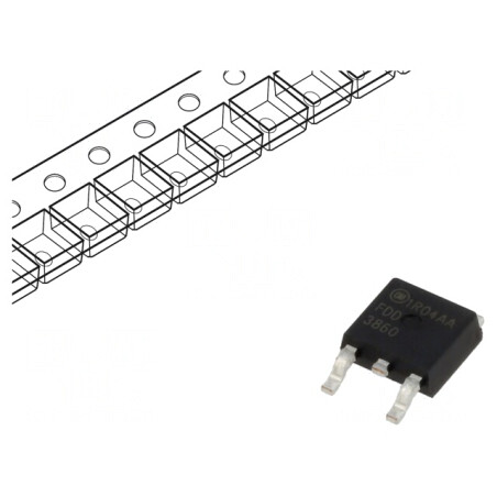 N-MOSFET Tranzistor 100V 6,2A 83W DPAK | Electronic-mag.ro | Componente Electronice