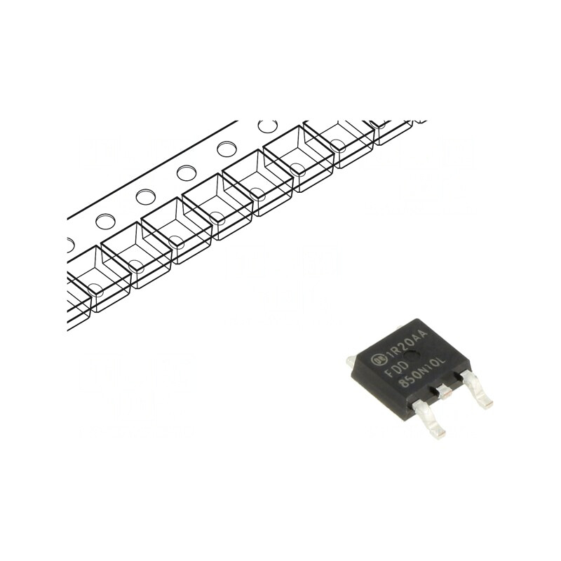 Tranzistor N-MOSFET 100V 11.1A 50W DPAK | Electronic-mag.ro | Componente Electronice