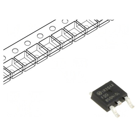 Tranzistor N-MOSFET 100V 11.1A 50W DPAK | Electronic-mag.ro | Componente Electronice
