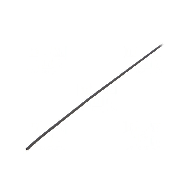 Manşon termocontractabil negru 1,2mm 1m | Electronic-mag.ro | Componente Electronice