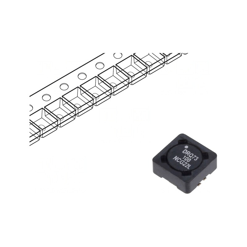 Inductor SMD 10uH 2.08A 65.6mΩ ±20% | Electronic-mag.ro | Componente Electronice
