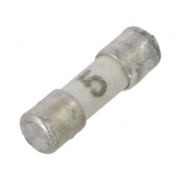 Siguranță ardere rapidă 5A 63VAC 125VDC 7x2mm | Electronic-mag.ro | Componente Electronice