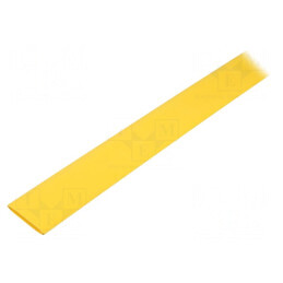 Manșon termocontractabil galben 1,2mm 1m | Electronic-mag.ro | Componente Electronice
