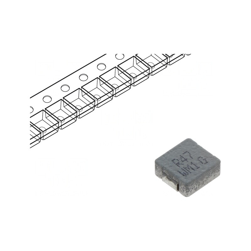Inductor SMD 470nH 17.5A 4mΩ ±20% | Electronic-mag.ro | Componente Electronice