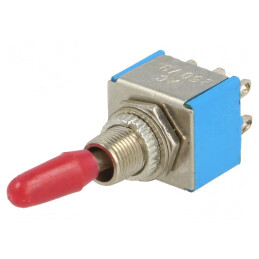 Comutator Basculant DPDT ON-ON 3A 250VAC pentru Lipit | Electronic-mag.ro | Componente Electronice