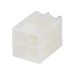 Soclu cablu-placă Mini-Fit Jr 4,2mm 4 PIN THT aurit | Electronic-mag.ro | Componente Electronice