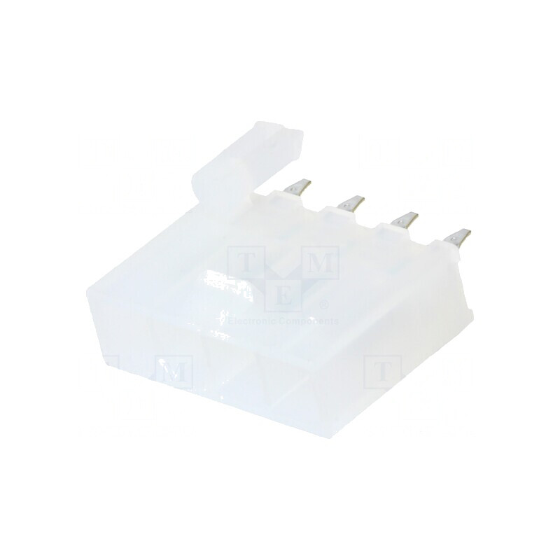 Soclu cablu-placă 4 pini Mini-Fit Jr 4.2mm drept 9A | Electronic-mag.ro | Componente Electronice