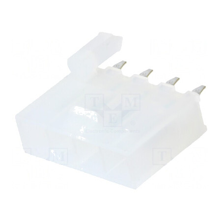 Soclu cablu-placă 4 pini Mini-Fit Jr 4.2mm drept 9A | Electronic-mag.ro | Componente Electronice