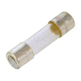 Siguranță ardere rapidă 200mA 250VAC 5x20mm alamă | Electronic-mag.ro | Componente Electronice