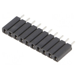 Conector Pini Mamă 10P 2.54mm THT | Electronic-mag.ro | Componente Electronice