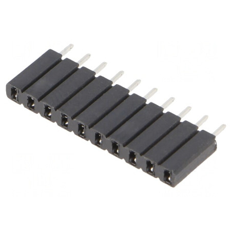 Conector Pini Mamă 10P 2.54mm THT | Electronic-mag.ro | Componente Electronice