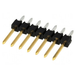 Conector pini tată 7 pini 2,54mm THT | Electronic-mag.ro | Componente Electronice