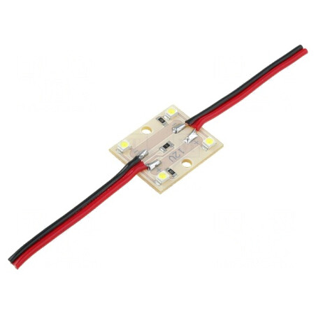 LED Roșie 12V 0.48W 120° 4 Diode | Electronic-mag.ro | Componente Electronice